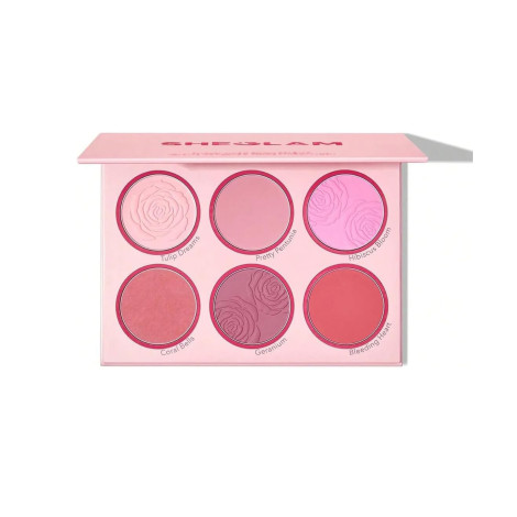 SHEGLAM ফ্লোরাল ফ্লাশ ব্লাশ প্যালেট - Blushing Bouquet