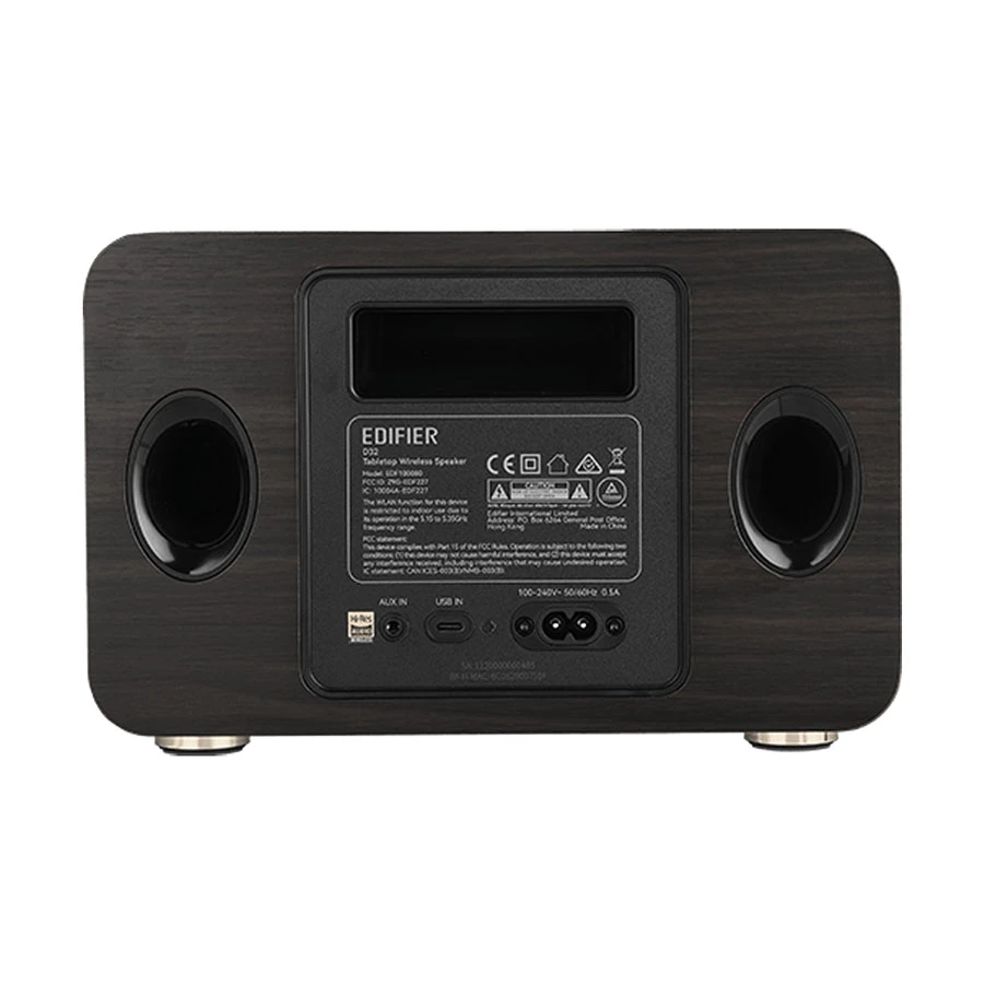 Edifier D32 Portable Bluetooth Black Walnut Tabletop Speaker