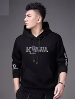 Unisex Semi Baggy Brushed Cotton Hoodie, DTF Print, 5 Colours