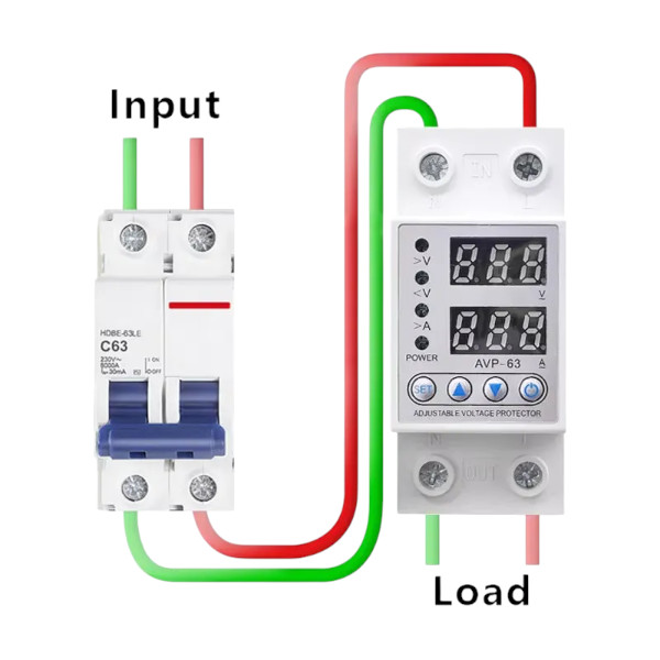 GearUP AVP-63 অটোমেটিক ভোল্টেজ প্রোটেক্টর-220V