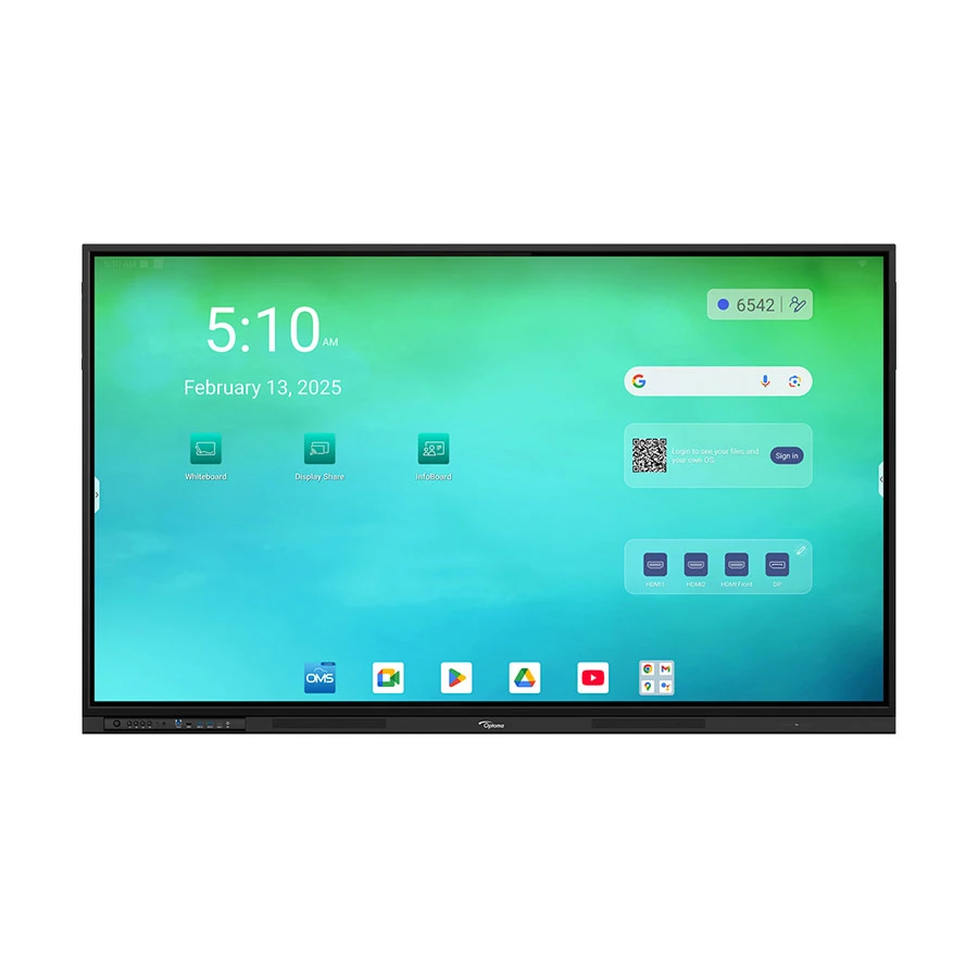 Optoma 3753RK 75 Inch 4K UHD Interactive Flat Panel Android 14