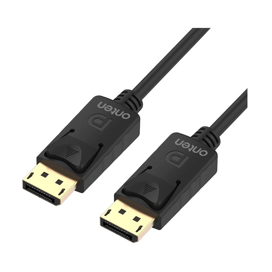 Onten OTN-DP102 DisplayPort Male to Male, 3 Meter, Black Cable