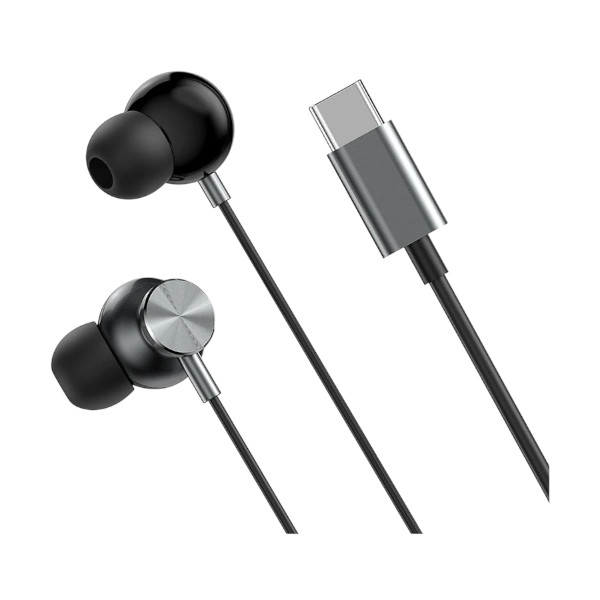 WiWU EB-315 ইন-ইয়ার USB-C ওয়্যার্ড ইয়ারফোন, স্পেস গ্রে