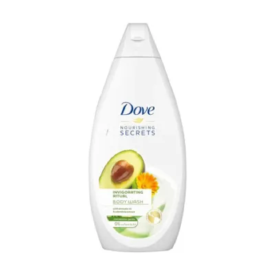 Dove Invigorating Ritual অ্যাভোকাডো অয়েল ও ক্যালেন্ডুলা এক্সট্র্যাক্ট বডি ওয়াশ 500ml
