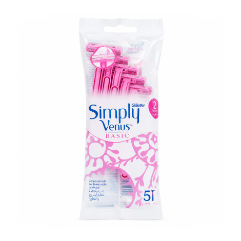 Gillette Simply Venus Basic Women’s Razors Blade 5pcs (Colombia)