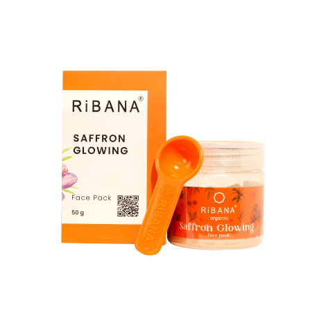 Ribana Saffron Glowing Face Pack 50g (Bangladesh)