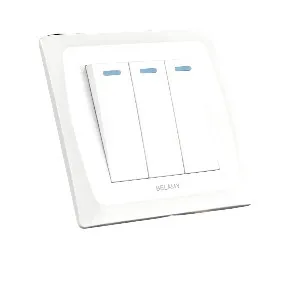 Belamy সাদা 3 গ্যাং 1 ওয়ে সুইচ BE-131-SW