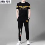 Men's Half Sleeve T-Shirt and Interlock Cotton Jogger Trouser Set
