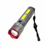 Laser Cannon X03 মেটাল ট্যাকটিক্যাল টর্চলাইট – বিল্ট-ইন পাওয়ার ব্যাংকসহ