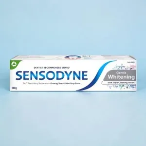 Sensodyne Gentle Whitening টুথপেস্ট, ট্রিপল ক্লিনিং অ্যাকশন 160ml