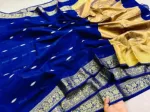 Half Silk Plus Joba Paar Saree, Cotton Blend, 2 Colours