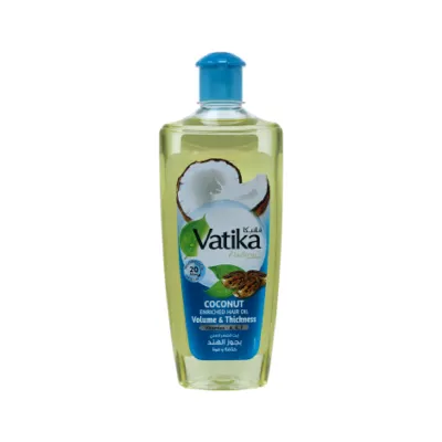 Vatika Naturals Volume & Thickness কোকোনাট এনরিচড হেয়ার অয়েল 300ml