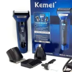 Kemei KM-6330 3-ইন-1 রিচার্জেবল হেয়ার ট্রিমার, ইলেকট্রিক শেভার ও নোজ ক্লিপার গ্রুমিং কিট