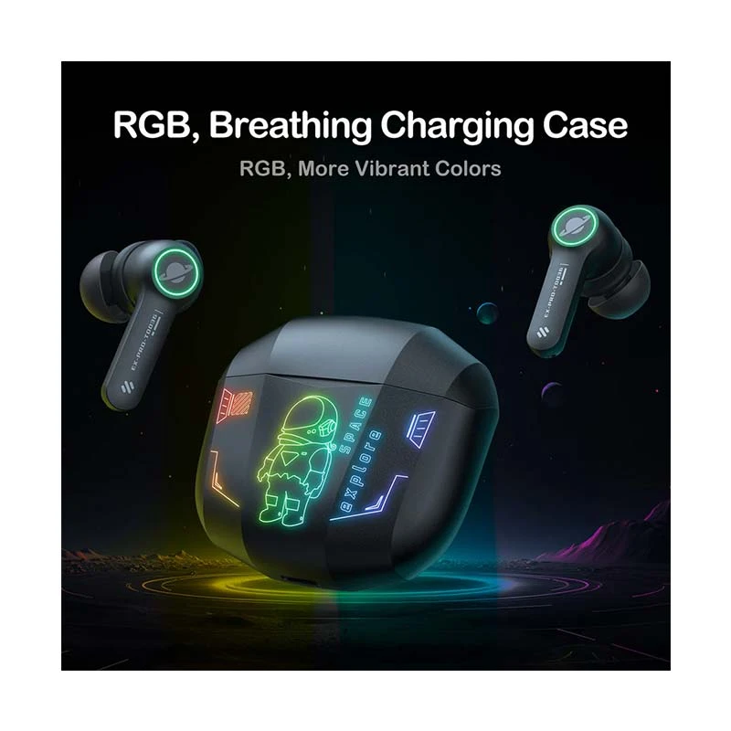 Onikuma T36 RGB Gaming Bluetooth Earbuds Black