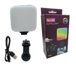 MJ-88 RGB ফিল লাইট – টাচ কন্ট্রোল ও মাল্টি-মাউন্ট ক্লিপসহ