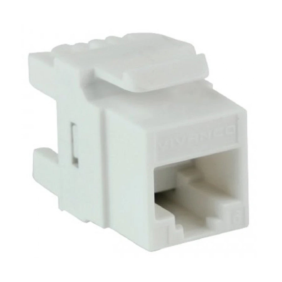 Vivanco Cat-6 Black Keystone Jack
