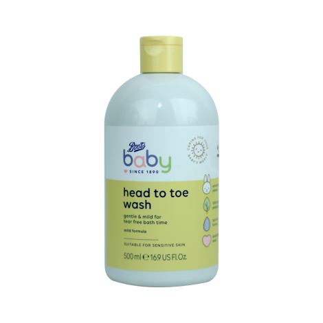 Boots Baby হেড টু টো ওয়াশ 500ml