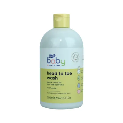 Boots Baby হেড টু টো ওয়াশ 500ml