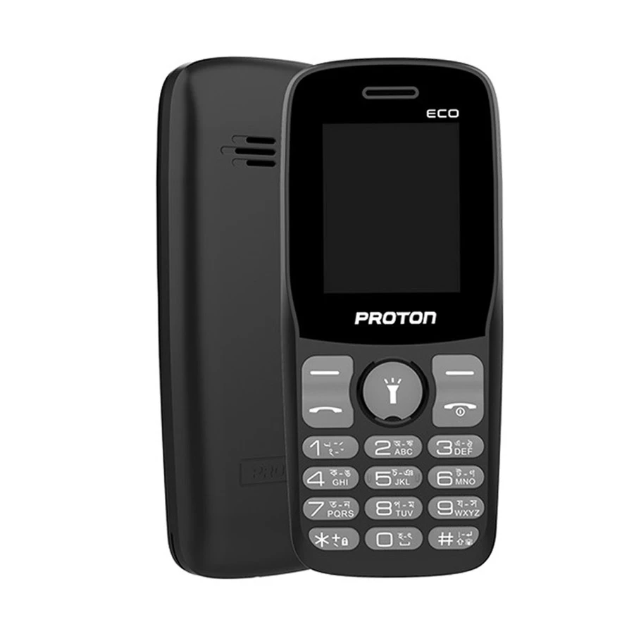 Proton ECO Midnight Black Dual SIM Feature Phone