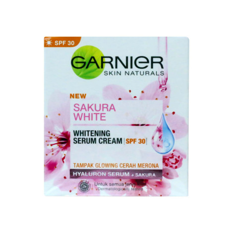 Garnier Sakura Whitening Serum Cream SPF30 50ml (Indonesia)