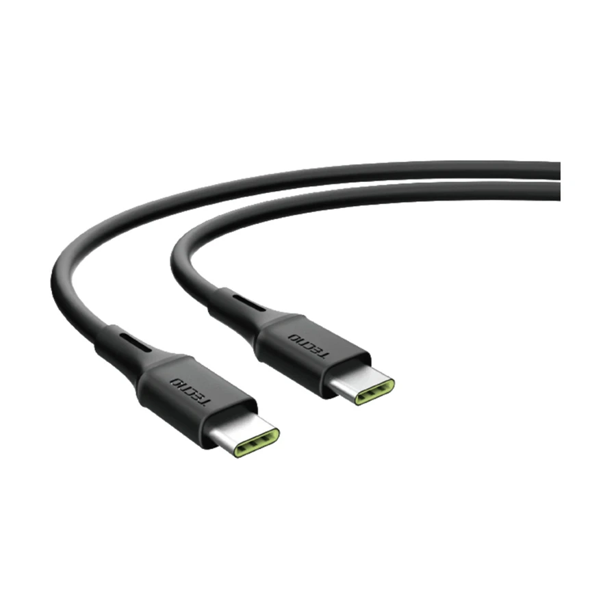 Tecno TCD-CC01 USB-C to USB-C Charging Cable 1 Meter Black