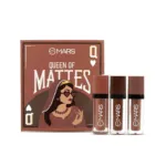Mars Queen Of Mattes লিকুইড লিপস্টিক সেট – 04 Browns
