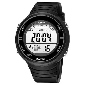 Lasika W-F110 ওয়াটার রেজিস্ট্যান্ট সিলিকন ডিজিটাল স্পোর্টস ঘড়ি (ছেলেদের)