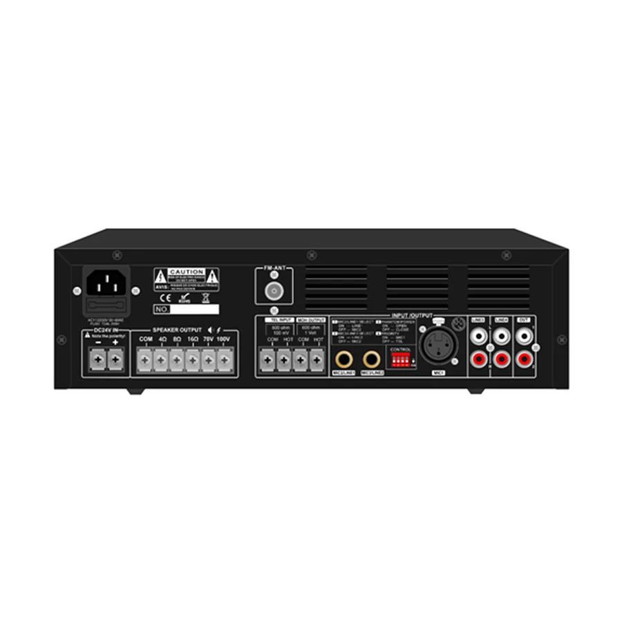 CMX EA-120 120W PA Mixer Amplifier