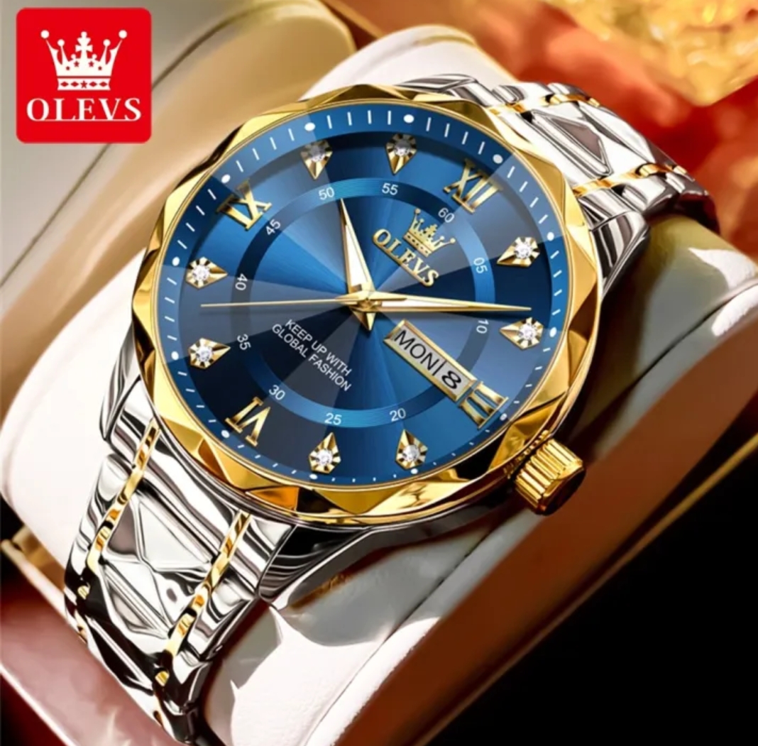 OLEVS 5609 Classic Luminous Quartz Watch for Men