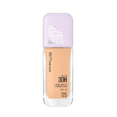 Maybelline Super Stay 30H Lumi-Matte ফাউন্ডেশন, শেড 125