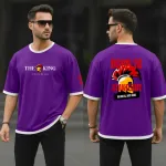ছেলেদের 160 GSM মেশ কাপড়ের ড্রপ শোল্ডার টি, 4 রং