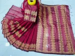 Block Print Couple Set, Dhupian Silk Saree and Panjabi, S to XL