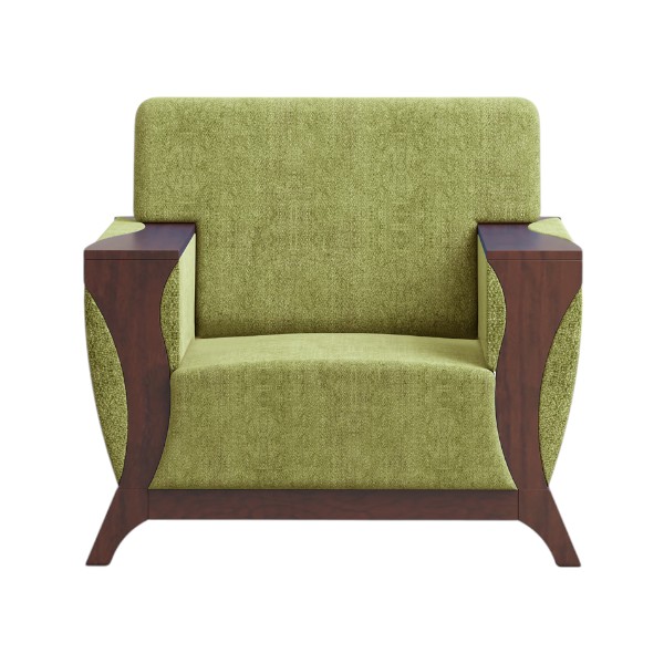 Regal ROME কাঠের সিঙ্গেল সোফা ROME-SSC-347-3-1-20 (ফ্যাব্রিক SF-2121)