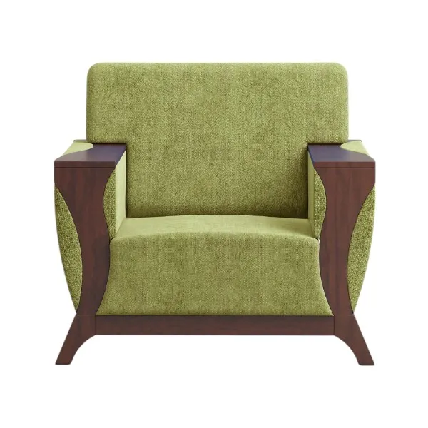 Regal ROME কাঠের সিঙ্গেল সোফা ROME-SSC-347-3-1-20 (ফ্যাব্রিক SF-2121)