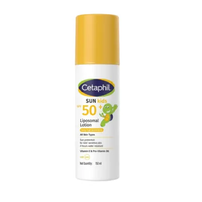 Cetaphil Sun Kids SPF50+ লাইপোজোমাল সানস্ক্রিন লোশন 150ml
