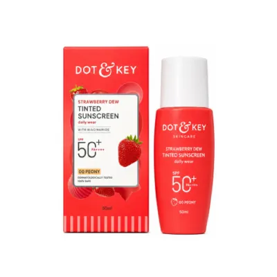 Dot & Key Strawberry Dew টিন্টেড সানস্ক্রিন SPF50+ 00 Peony 50ml
