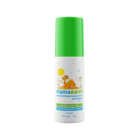 মামার্থ মিনারেল বেসড সানস্ক্রিন ফর বেবিজ SPF 20+ 100গ্রাম (India)