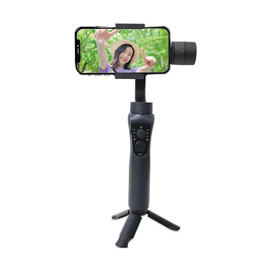 WiWU S5B 3-Axis Black Motorized Gimbal Stabilizer
