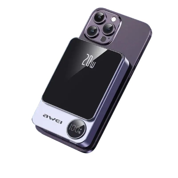 Awei P39K 10000mAh 20W PD ওয়্যারলেস ম্যাগনেটিক পাওয়ার ব্যাংক