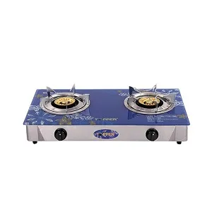 TOPPER Blueberry ডাবল গ্লাস অটো গ্যাস চুলা LPG