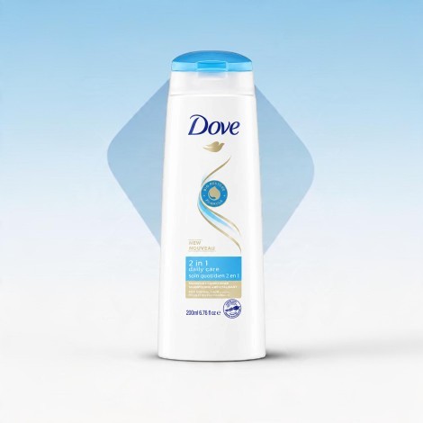 Dove 2 in 1 Daily Care শ্যাম্পু + কন্ডিশনার 200ml