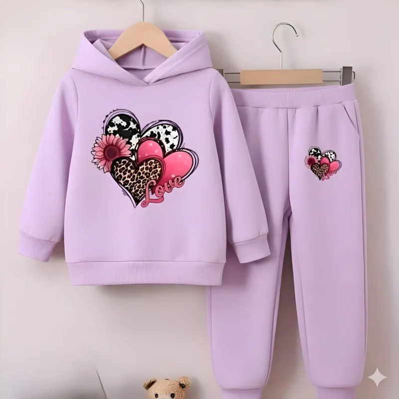 Kids Hoodie and Pant Set, 3 Months to 10 Years, 280-300 GSM