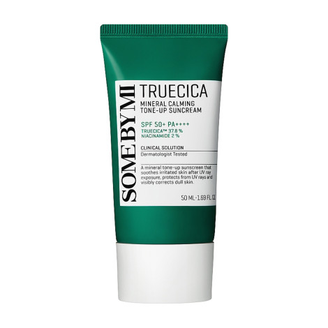 Some By Mi Truecica মিনারেল ক্যালমিং টোন-আপ সানক্রিম SPF 50+ PA++++ 50ml (Korea)