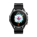 Haylou Solar 5 AMOLED কালো ব্লুটুথ কলিং স্মার্টওয়াচ, মেটালিক ও সিলিকন স্ট্র্যাপসহ