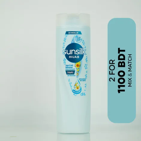Sunsilk হিজাব রিফ্রেশ ও অ্যান্টি ড্যানড্রাফ শ্যাম্পু 300ml