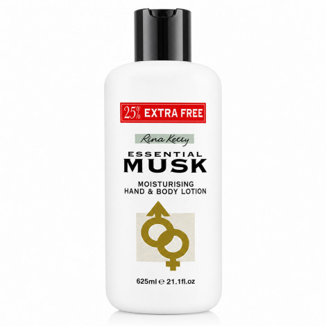 Rina Ketty Essential Musk ময়েশ্চারাইজিং হ্যান্ড অ্যান্ড বডি লোশন 625ml
