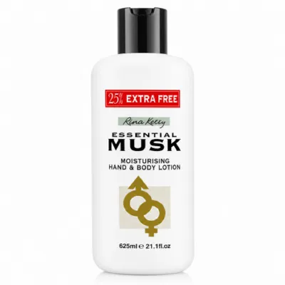 Rina Ketty Essential Musk ময়েশ্চারাইজিং হ্যান্ড অ্যান্ড বডি লোশন 625ml