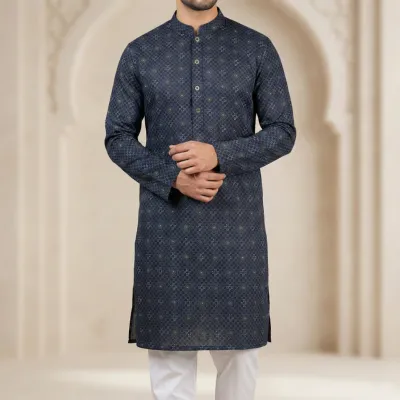 ছেলেদের কটন লাক্সারি পাঞ্জাবি