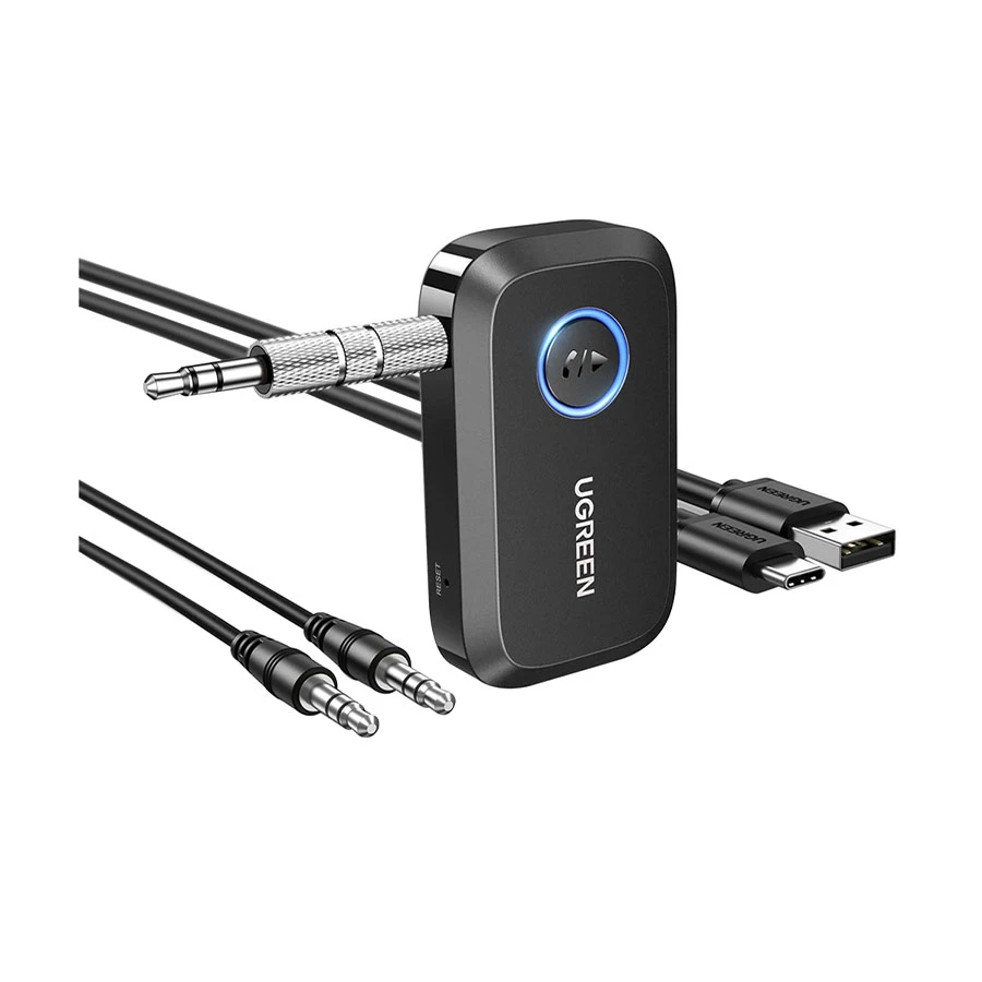 UGREEN BT509 3.5mm Bluetooth 6.0 Audio Receiver Black