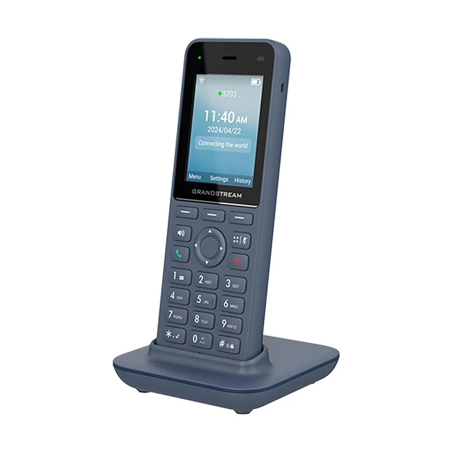 Grandstream WP826 3-Line Cordless Wi-Fi 6 IP Phone Blue